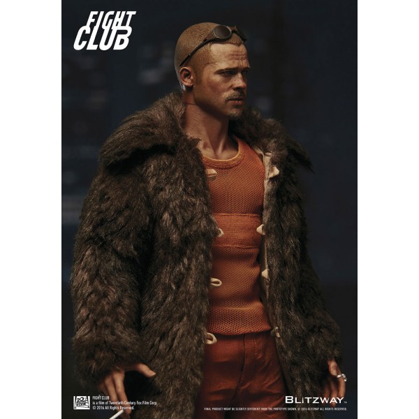 Fight Club Action Figure 1 6 Tyler Durden Brad Pitt Fur
